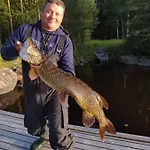 Viihtyisae Hirsimoekki Jaerven Rannalla Chalet Siikainen