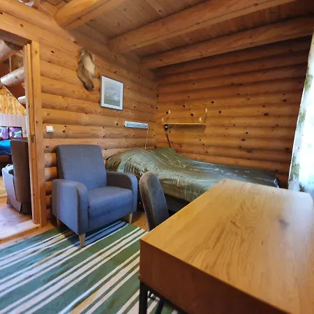 Viihtyisae Hirsimoekki Jaerven Rannalla Chalet
