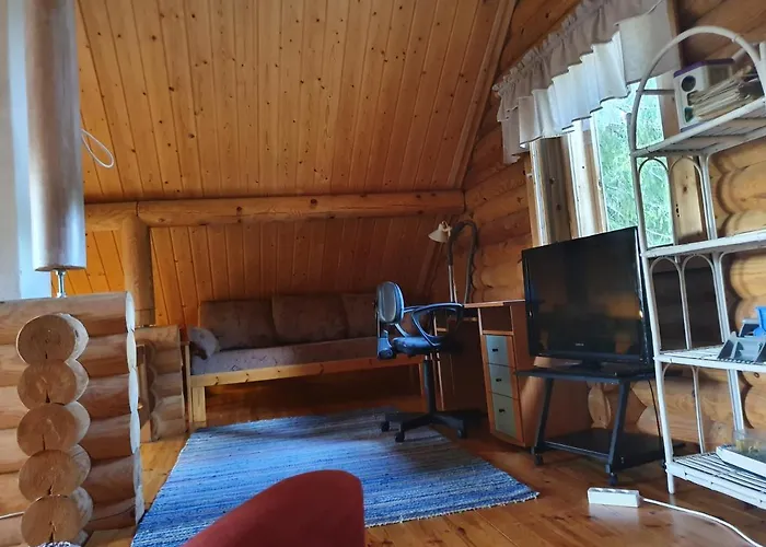 Chalet Viihtyisae Hirsimoekki Jaerven Rannalla Siikainen